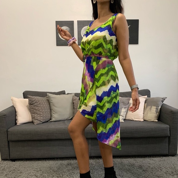 Gorgeous green mesh summer dress - Picture 7 of 13